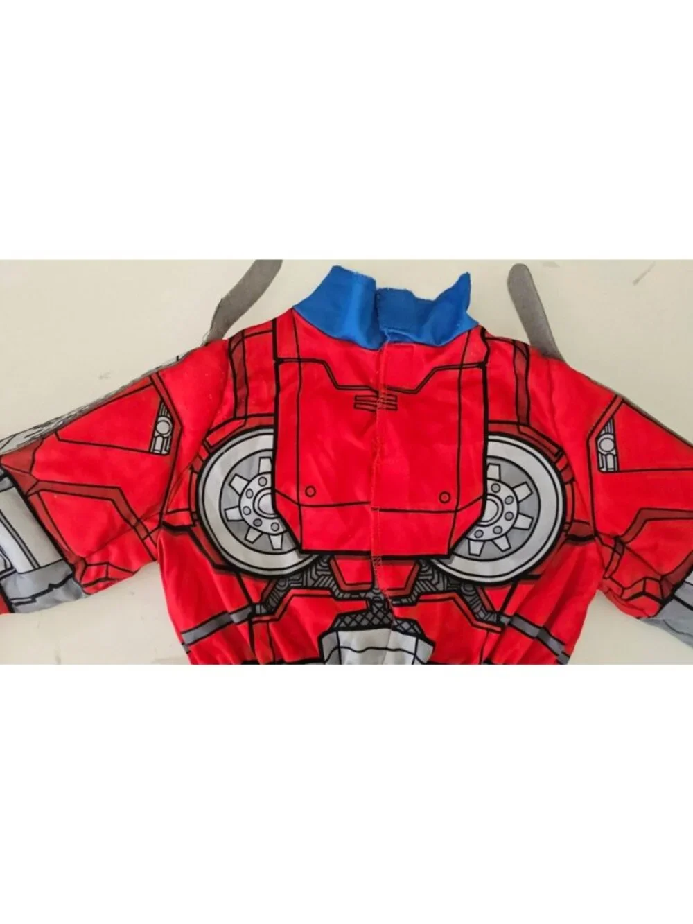 Transformers Optimus Prime Muscle Jumpsuit Soft Mask Costume Toddler 2T Disguise